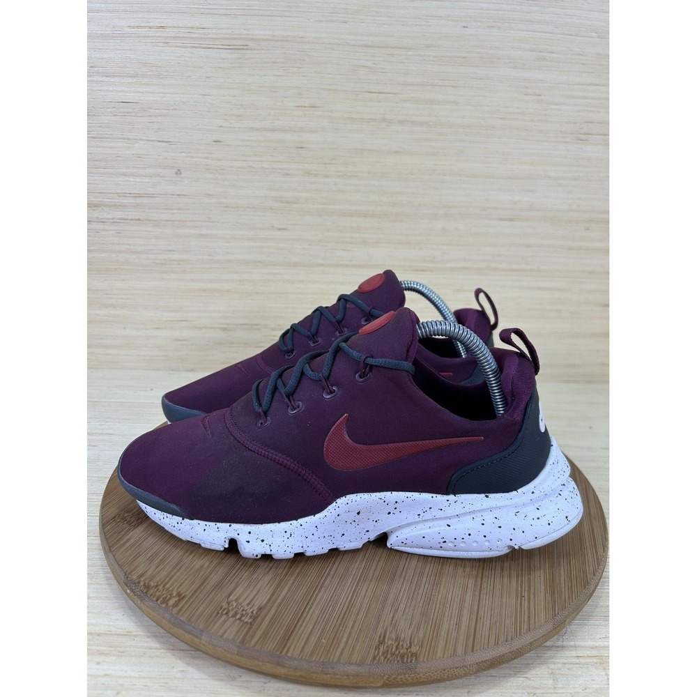 Nike Presto Fly Team Red White Athletic Running Shoes Womens 8.5 AA3060-600